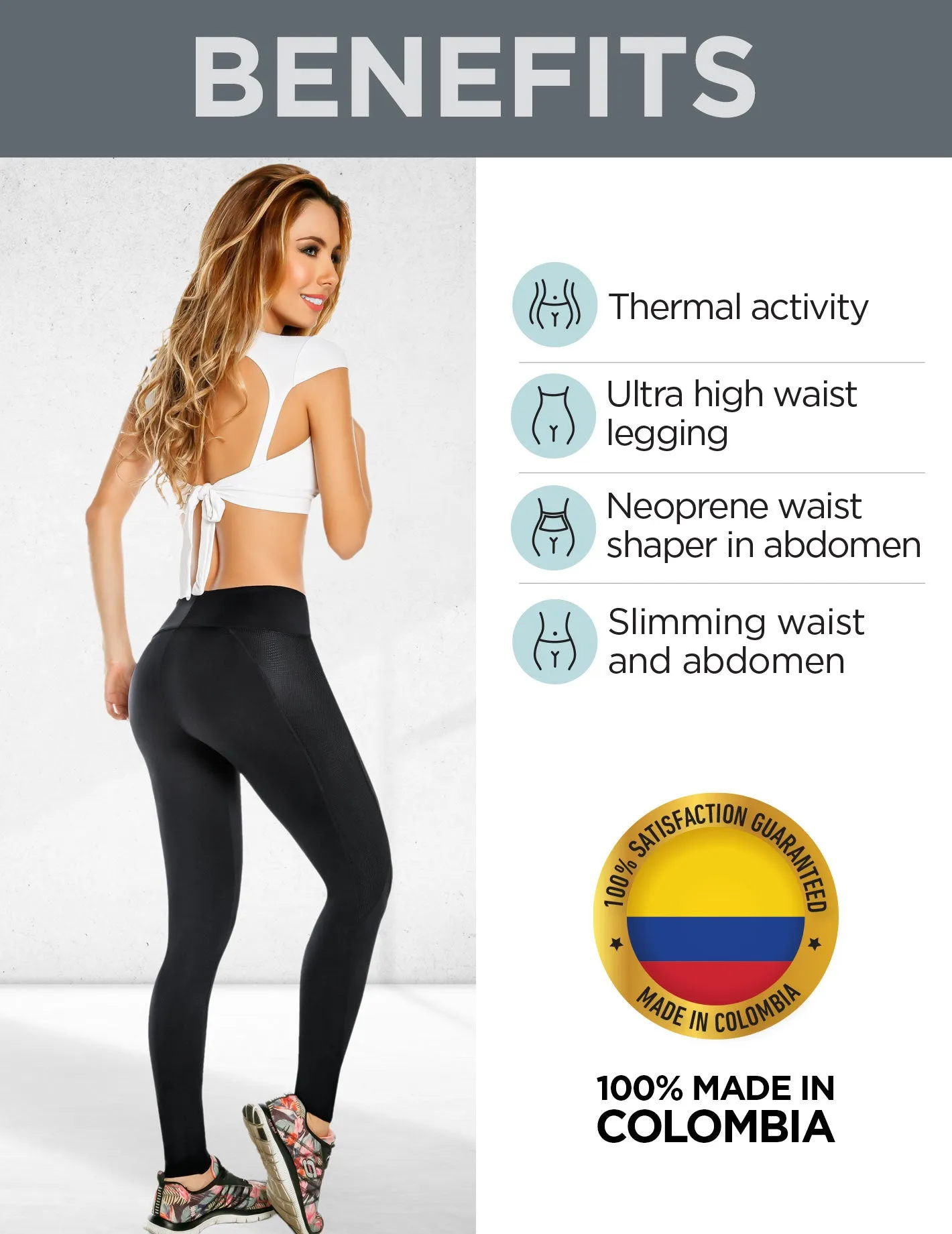Active Colombian Leggings Slimming - Tripoli