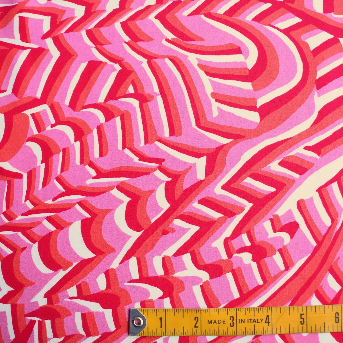 Berry Twist Viscose Poplin