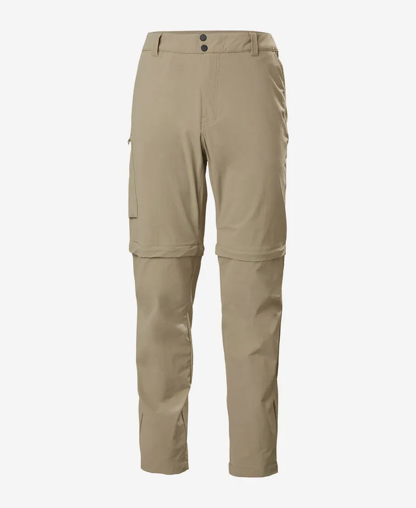 BRONO SOFTSHELL ZIP OFF PANT, Pebble