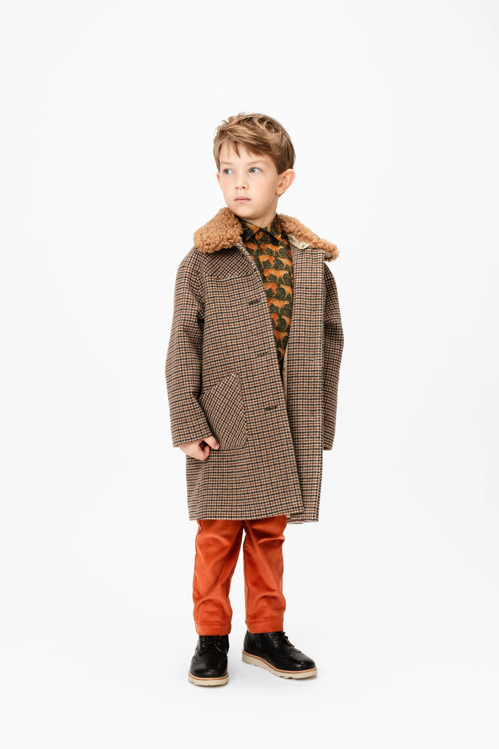 Corduroy Trousers Henri, Orange