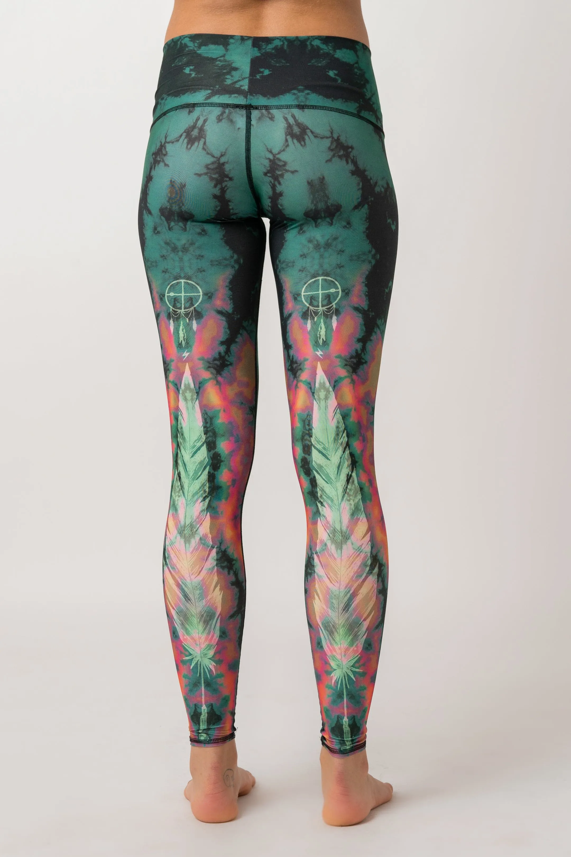Eagle Feather Green Hot Pant