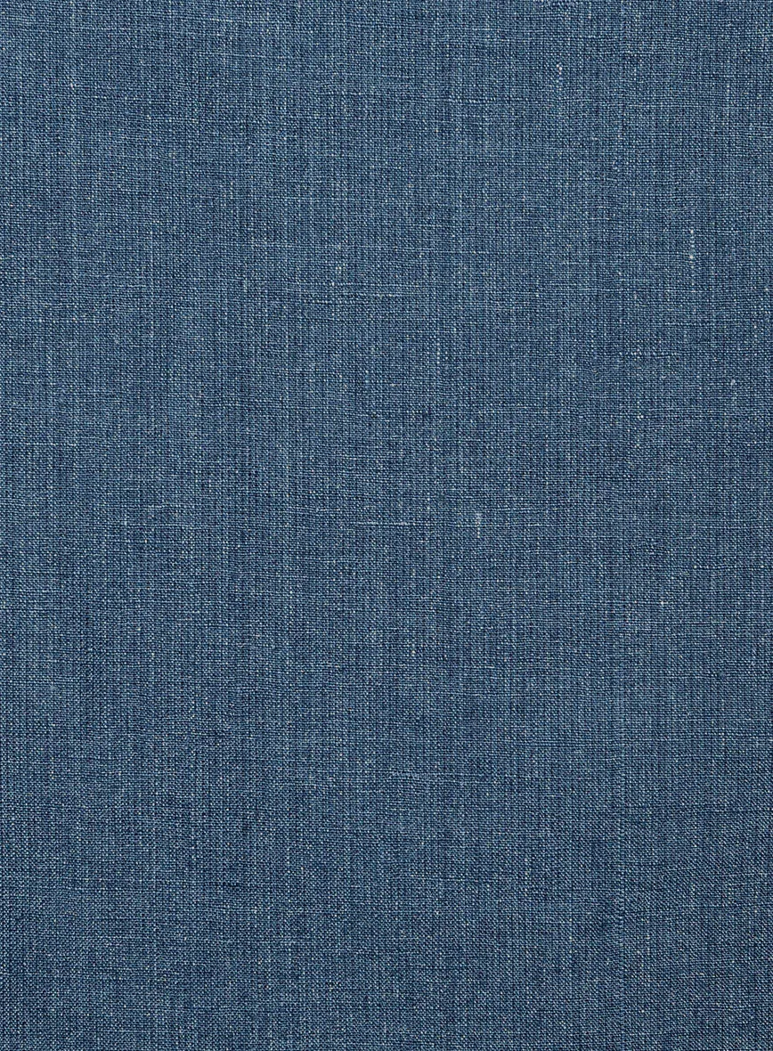 Easy Pants Indigo Blue Linen