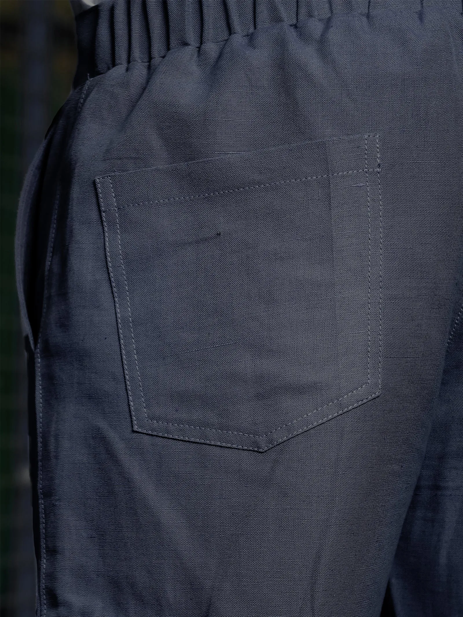 Ezy 2in1 Linen Joggers - Dark Blue