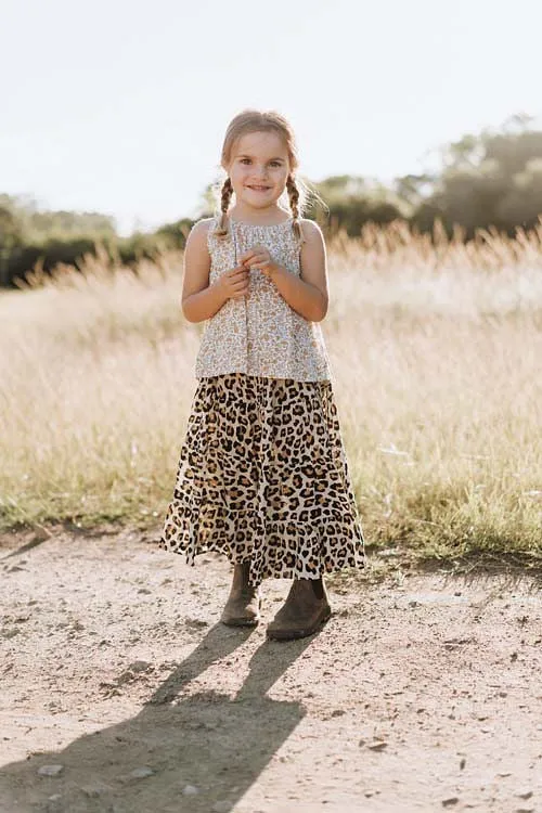 Flamenco Skirt - Fleur Natural
