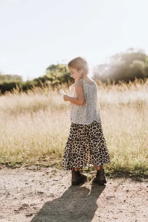 Flamenco Skirt - Fleur Natural