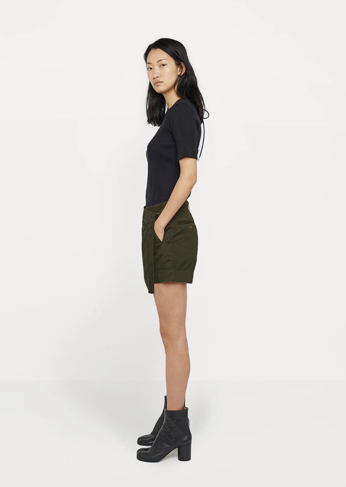 Foldover Utility Shorts