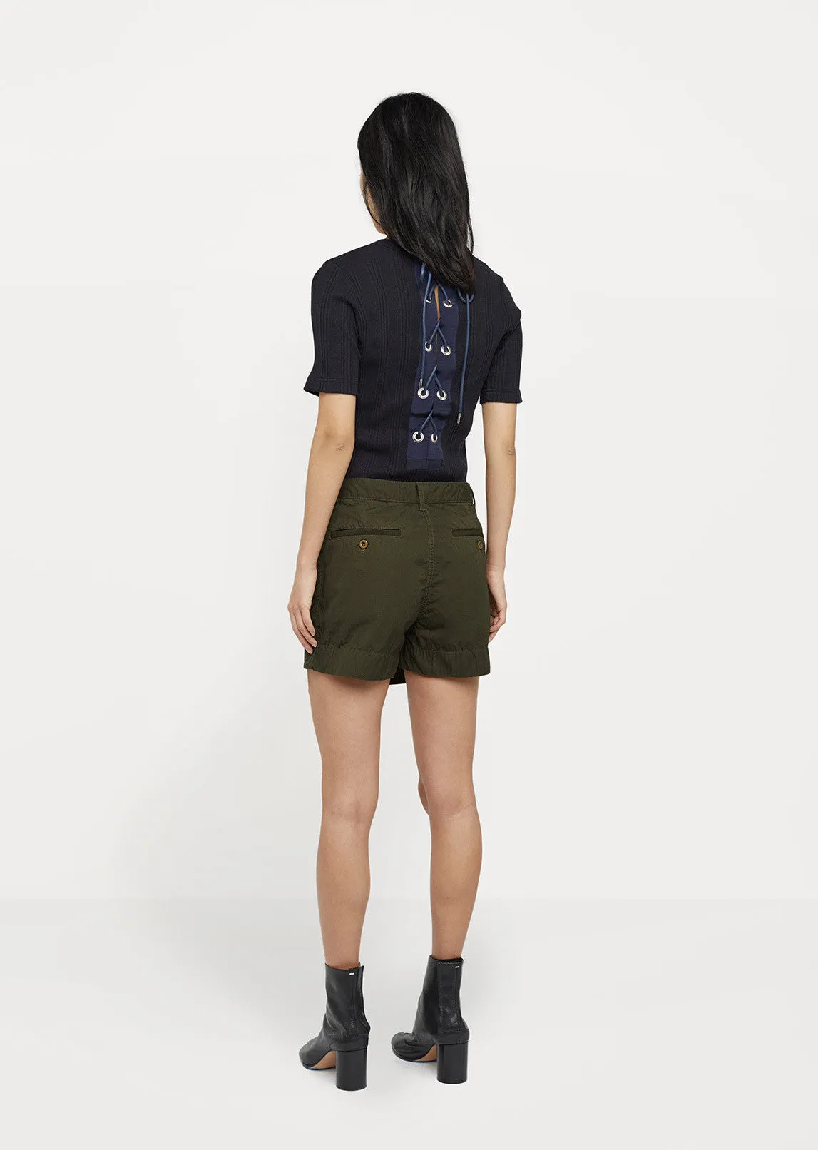 Foldover Utility Shorts