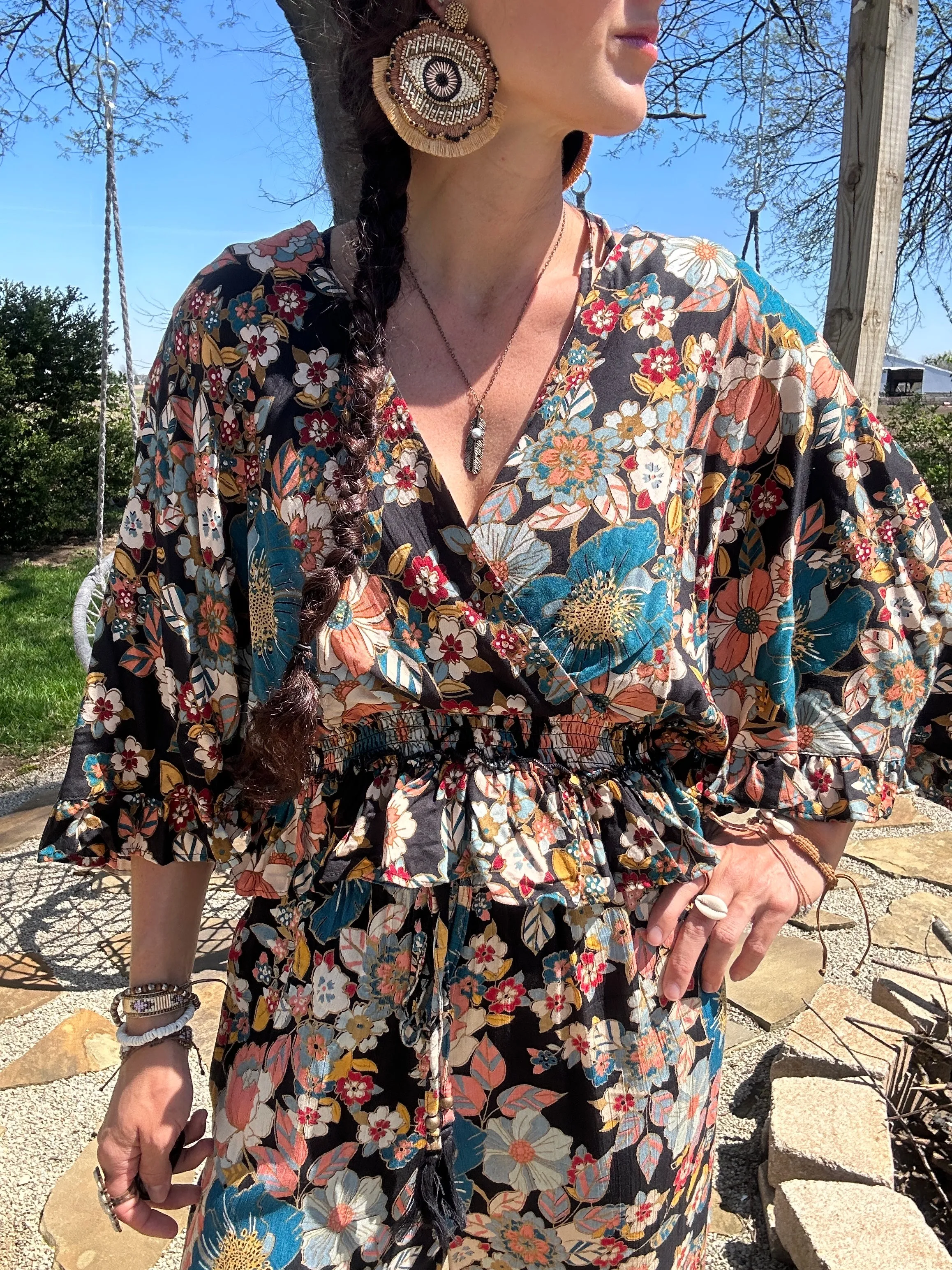 Getaway Vibes Ruffled Top