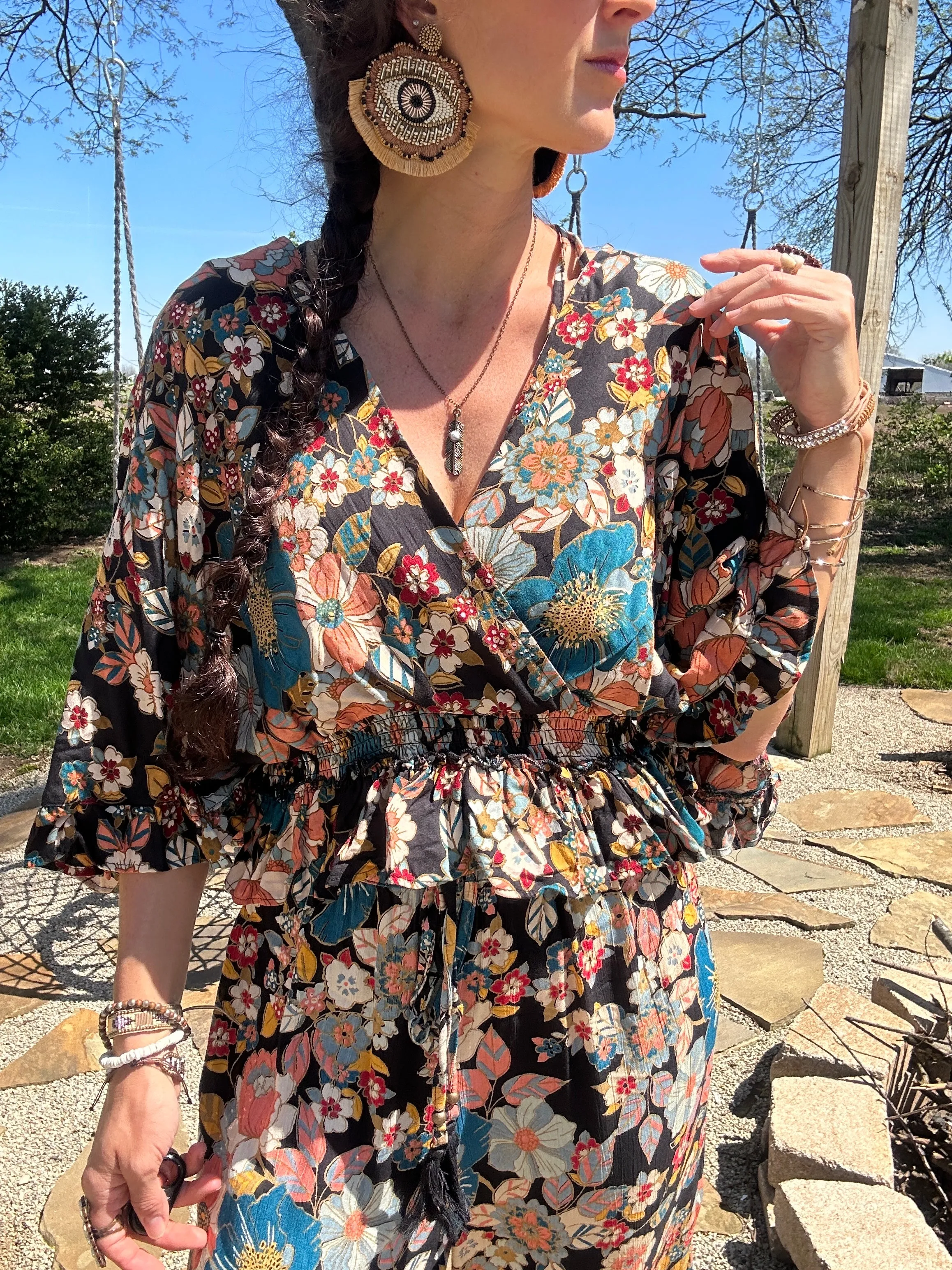 Getaway Vibes Ruffled Top