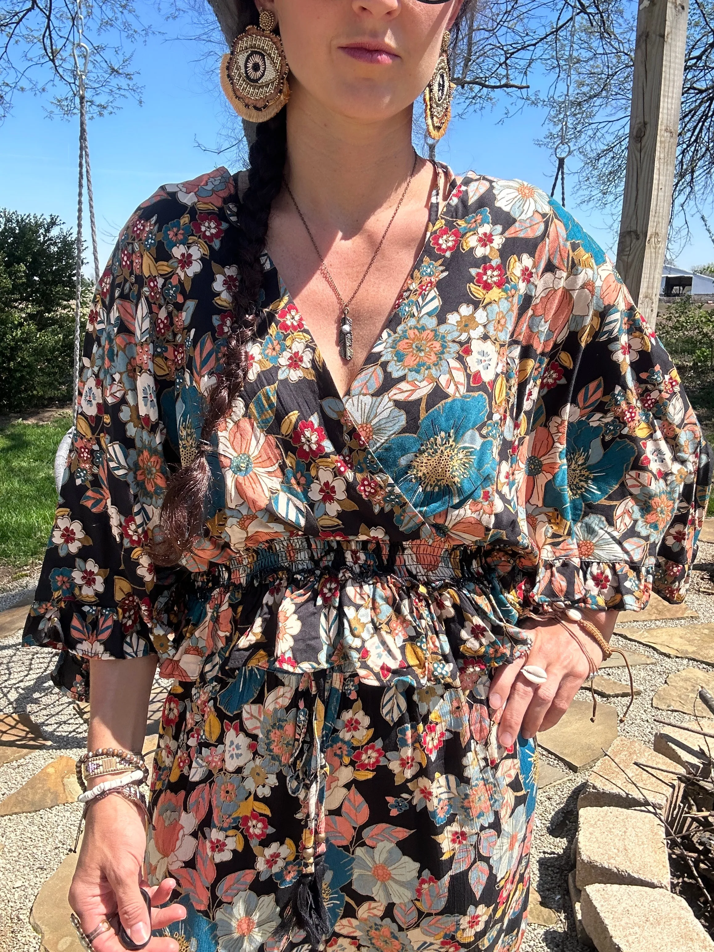 Getaway Vibes Ruffled Top