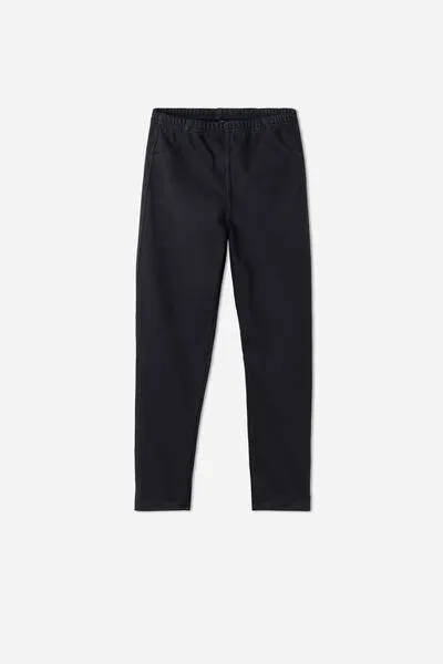 Girls Thermal Denim Leggings