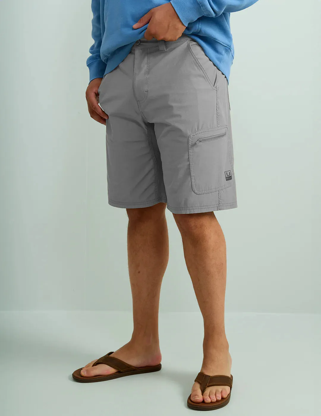 Huk NXTLVL 10.5 Shorts - Overcast Grey