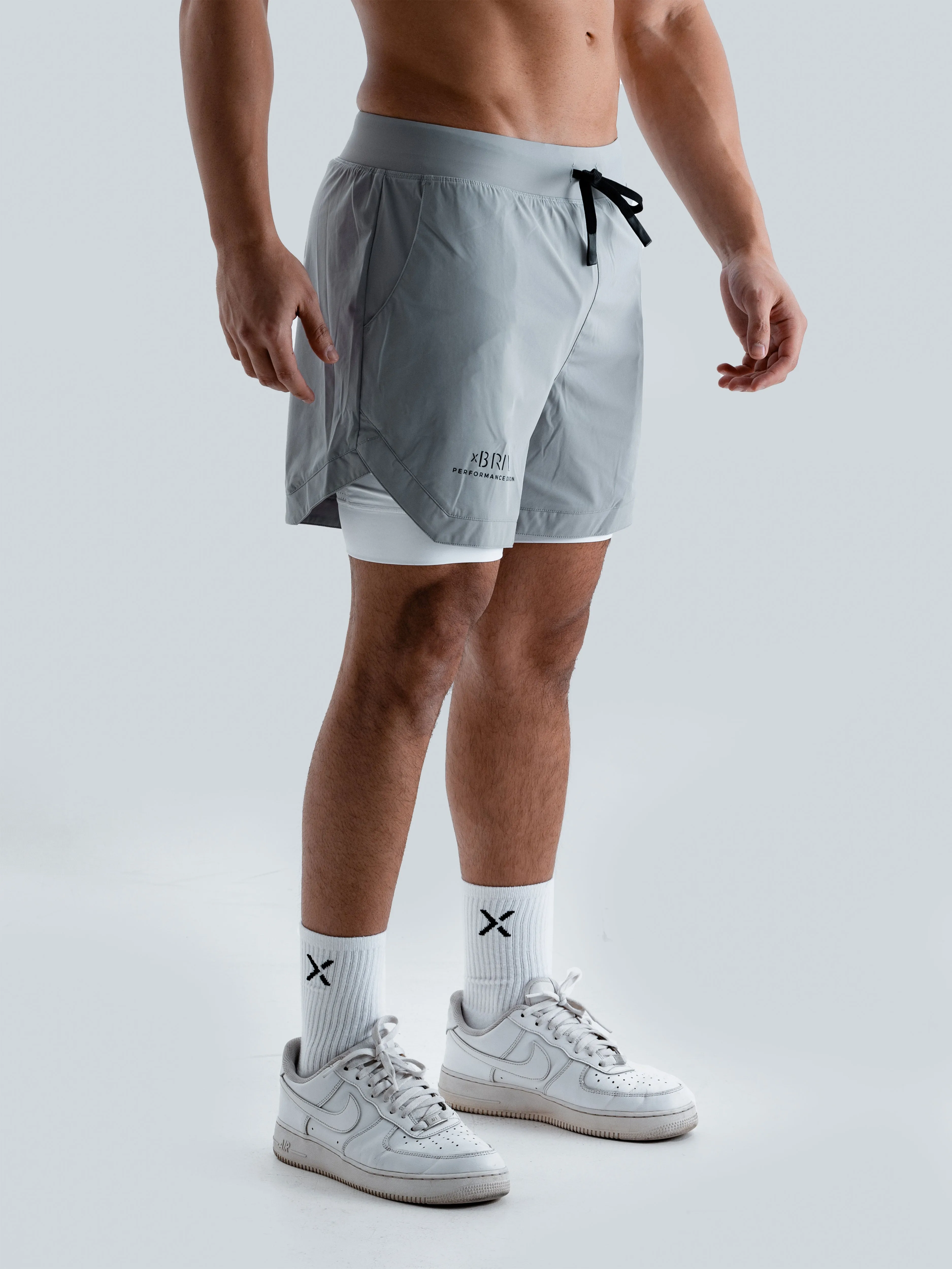 Hybrid Liner Shorts - Slate Grey