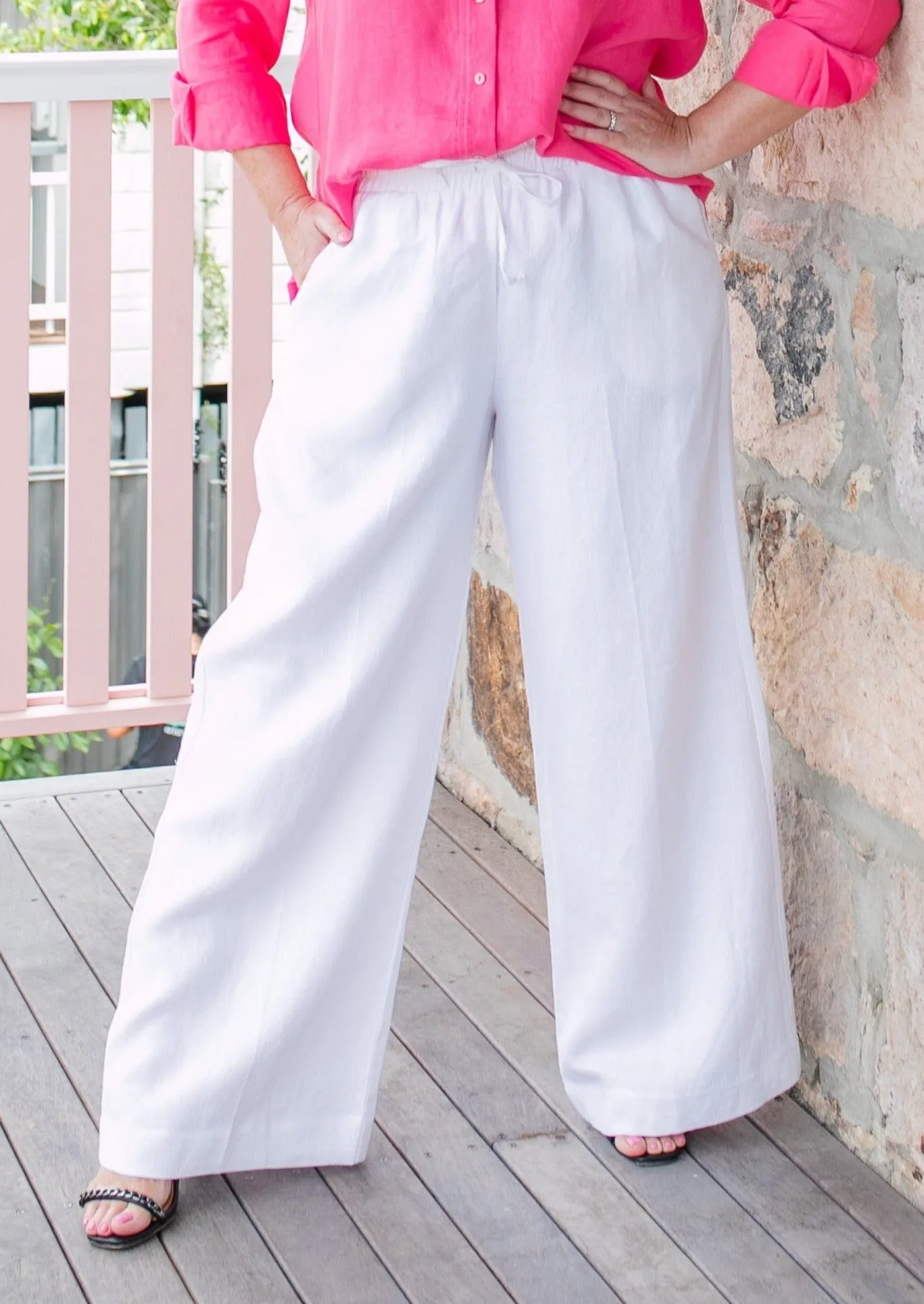 Iris May Pant in White