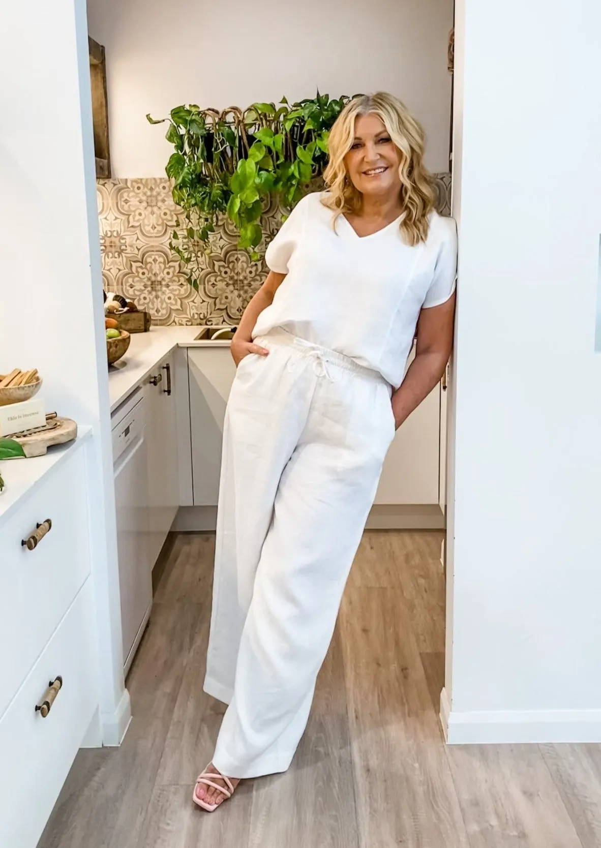 Iris May Pant in White
