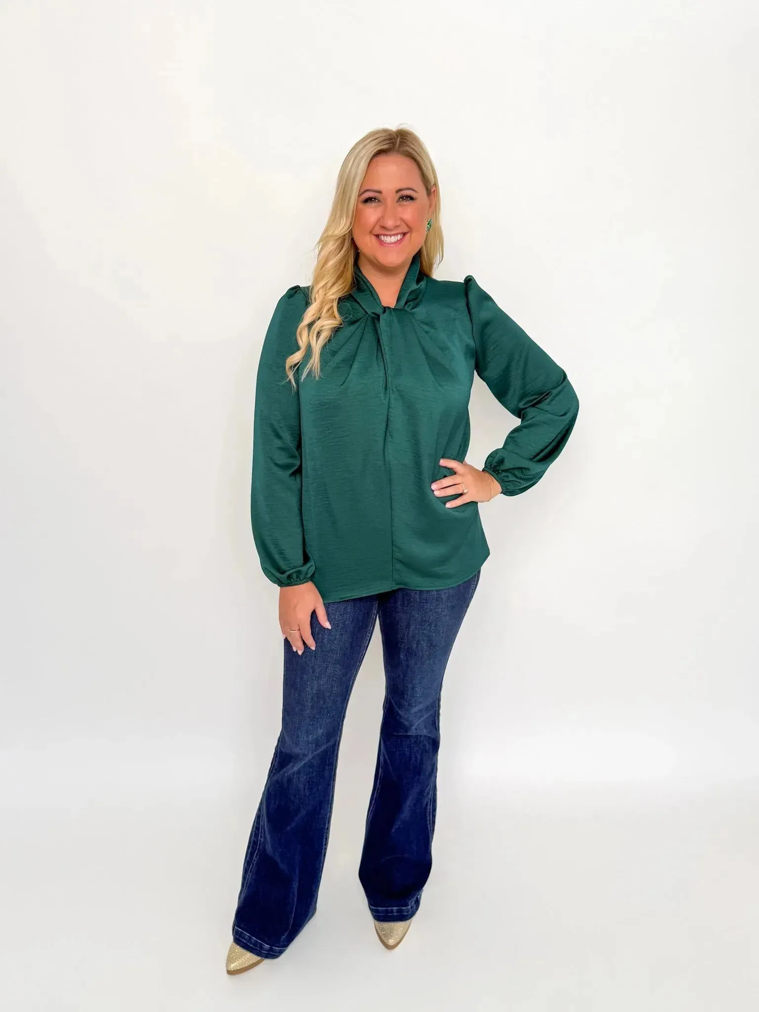 Judy Blue Angled Side Seam Flare Jeans