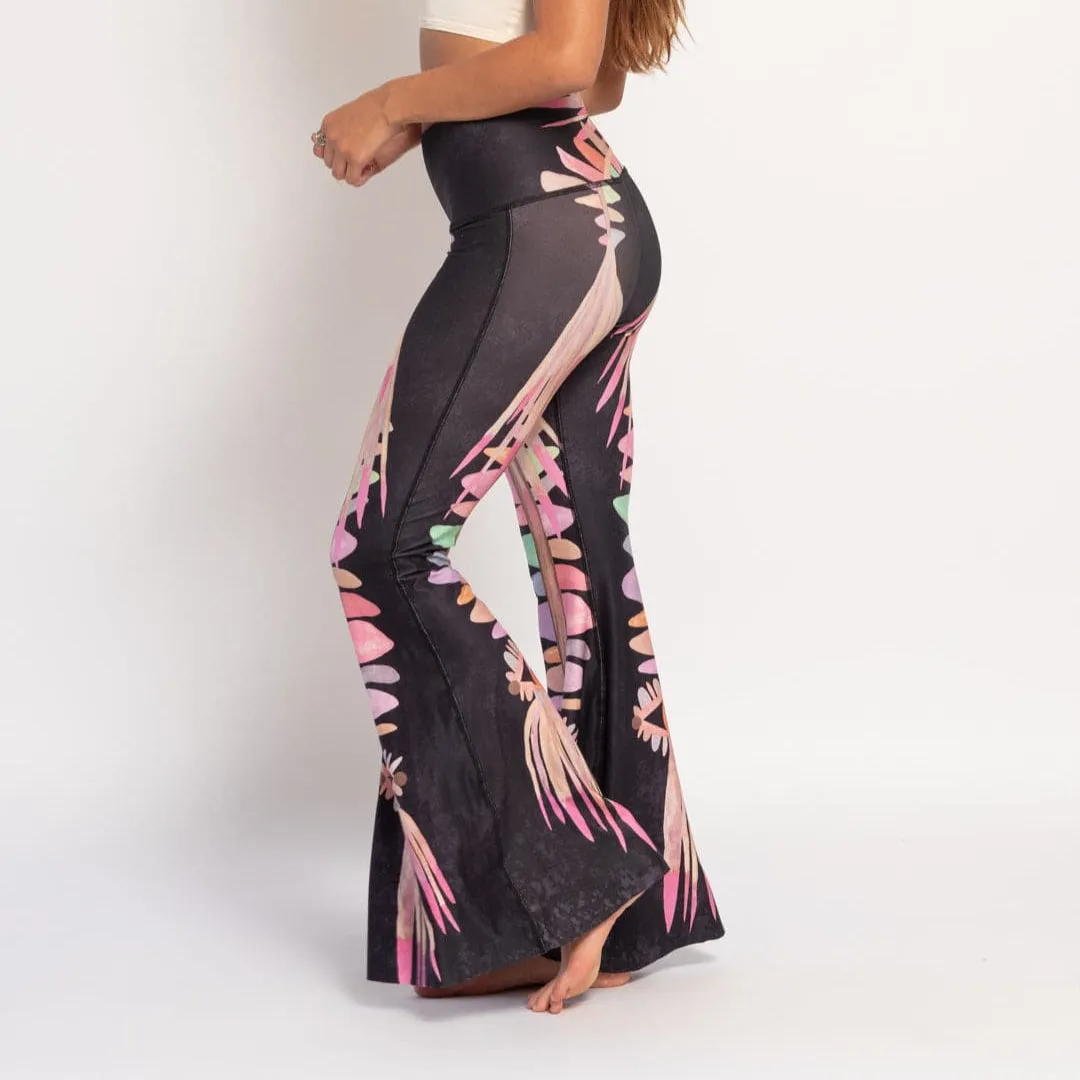 Jungle Eyes Crop Bell Bottom