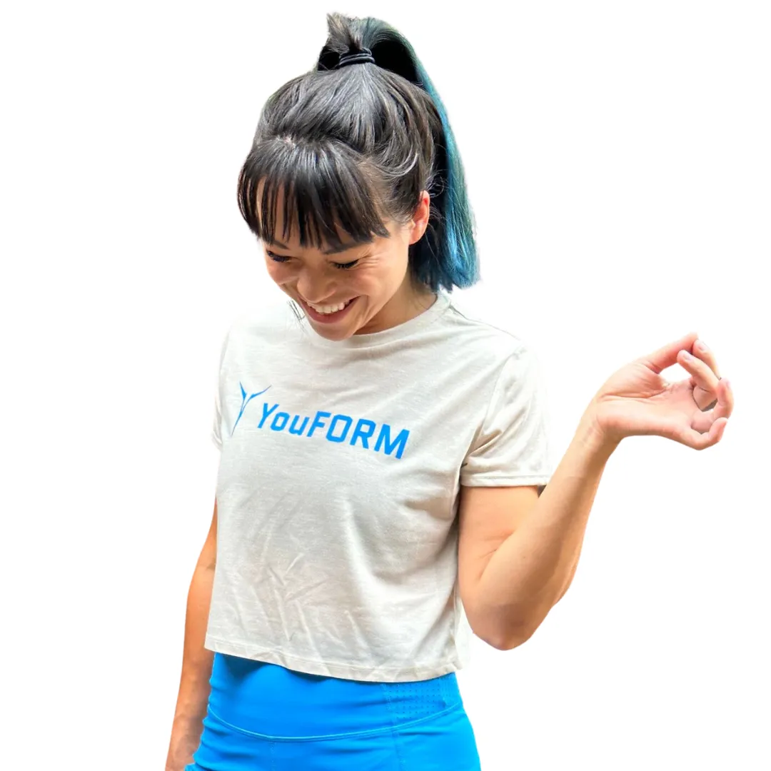 Kay Love x YouFORM Cropped Flowy Tee
