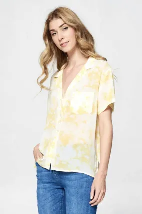 Lemon Drop Button Down Top
