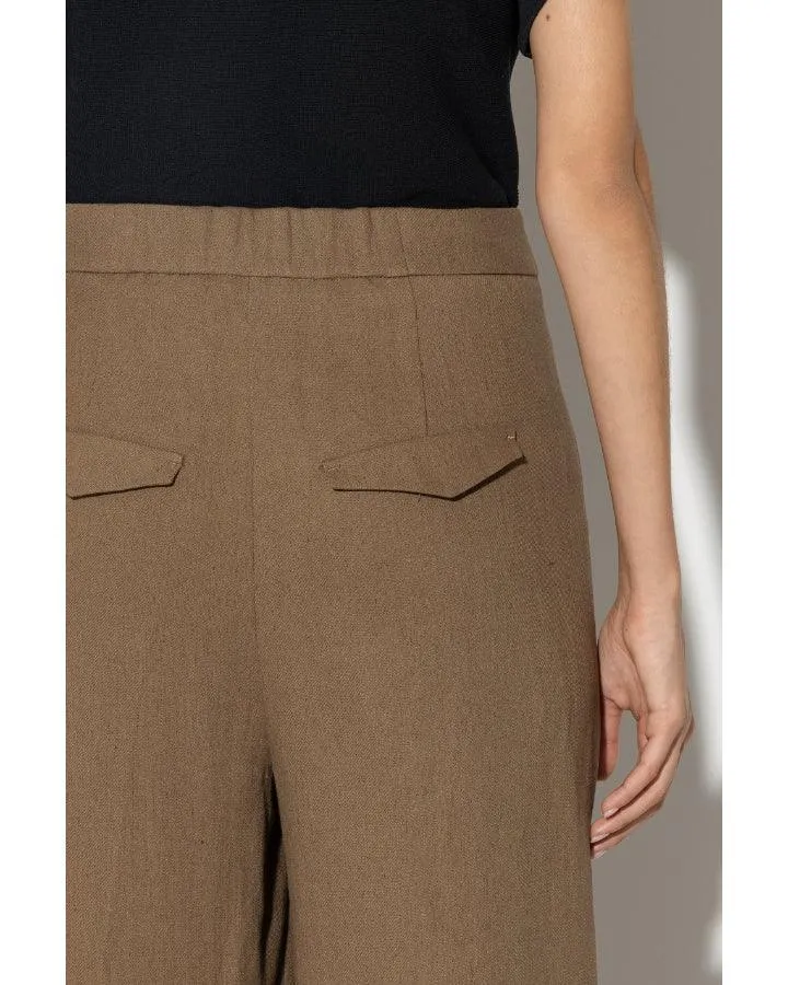 Luisa Cerano Wide Leg Linen Pant