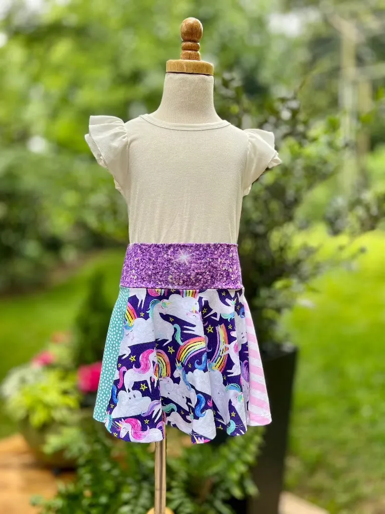 Magical Unicorns Twirl Skirt