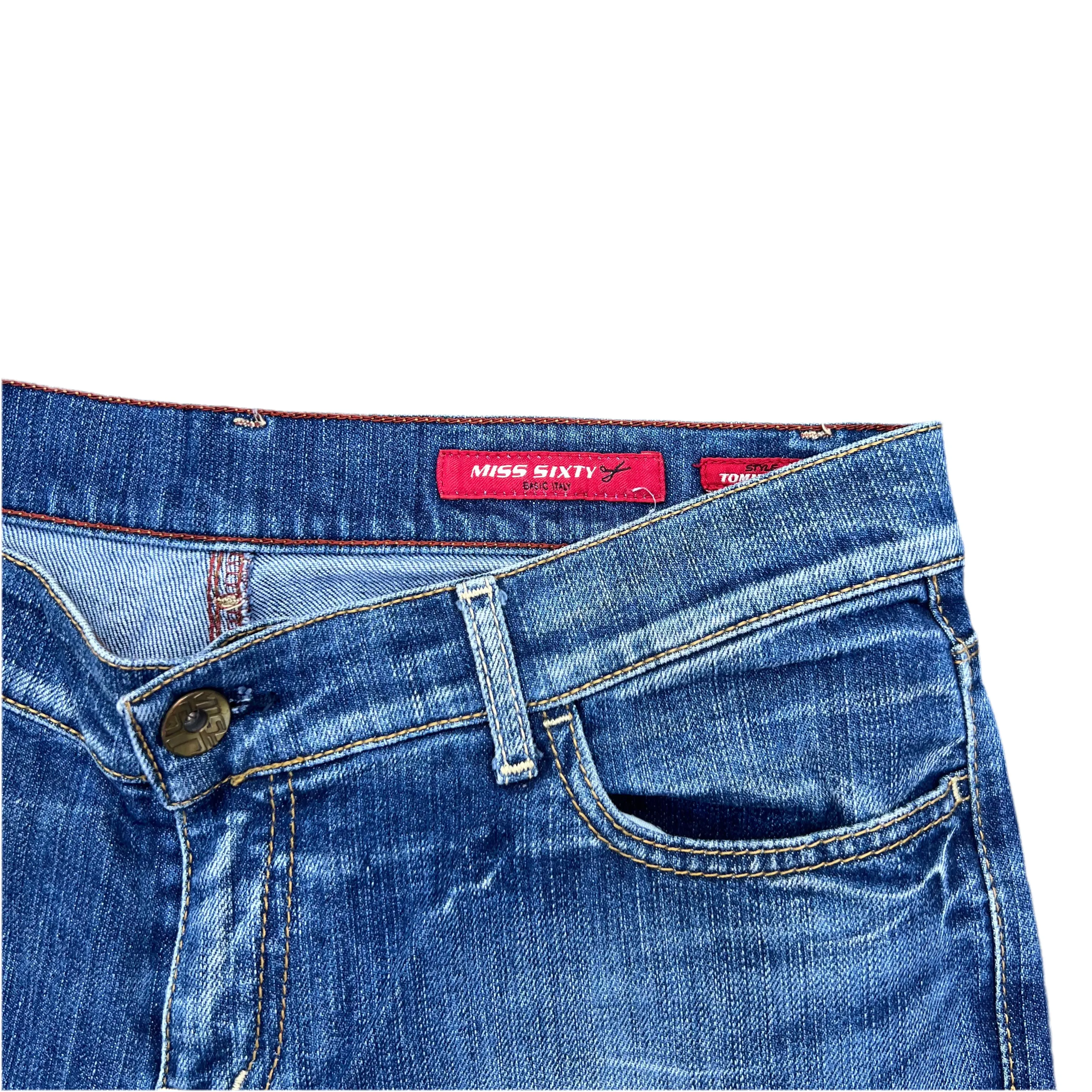 Miss Sixty Low Rise Flare Jeans - 34