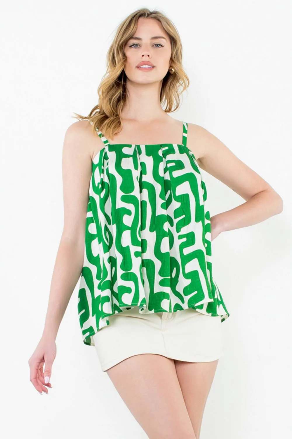 Print Strap Top