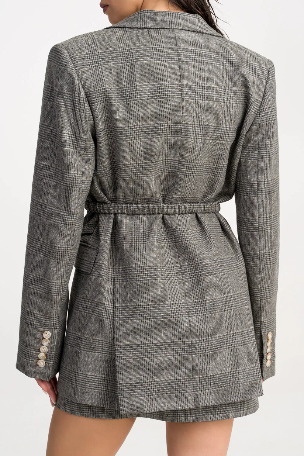 'Remi' Convertible Belted Wool Blazer