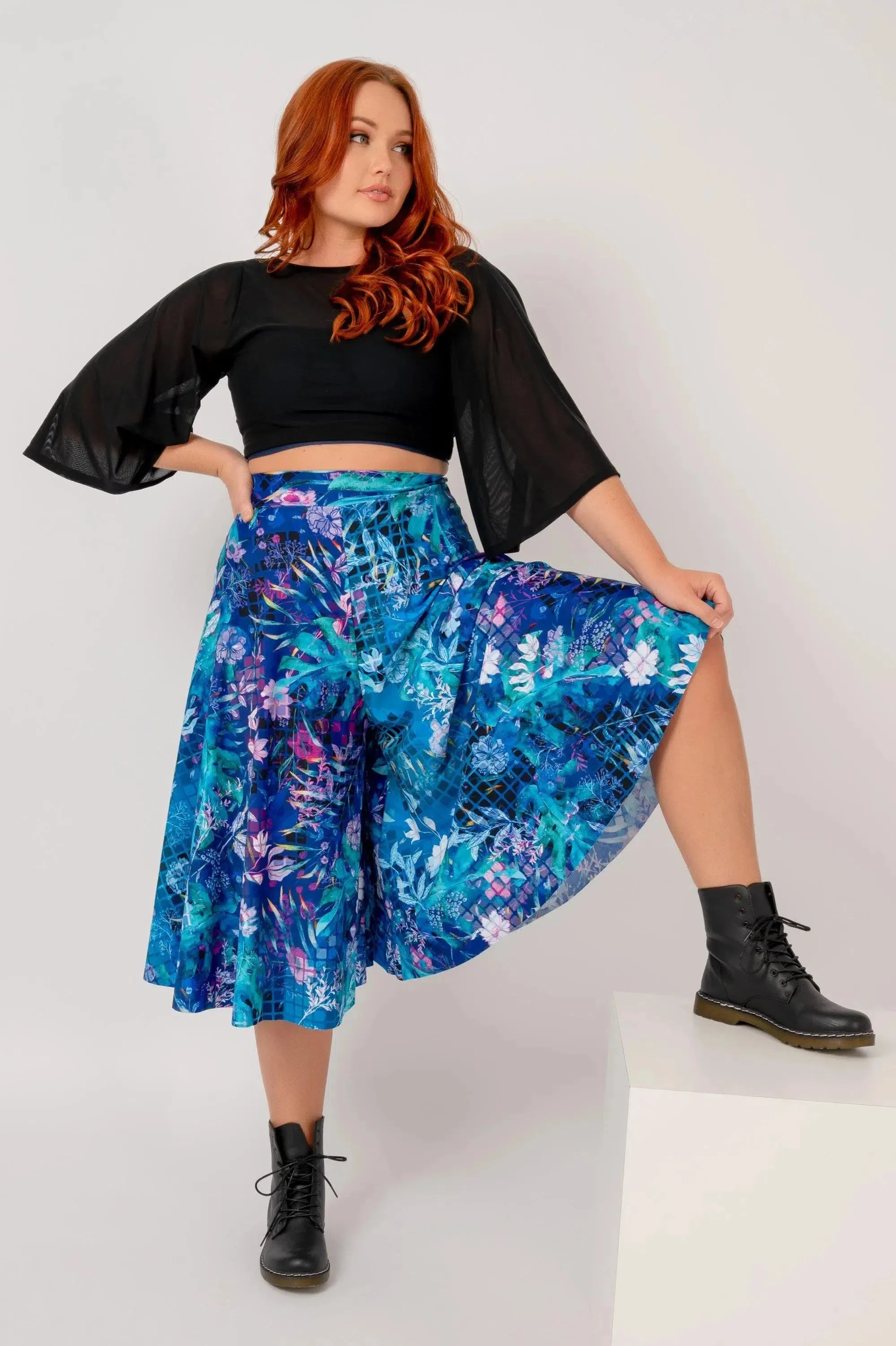Silky Palazzo Culotte - Mermaid Mafia