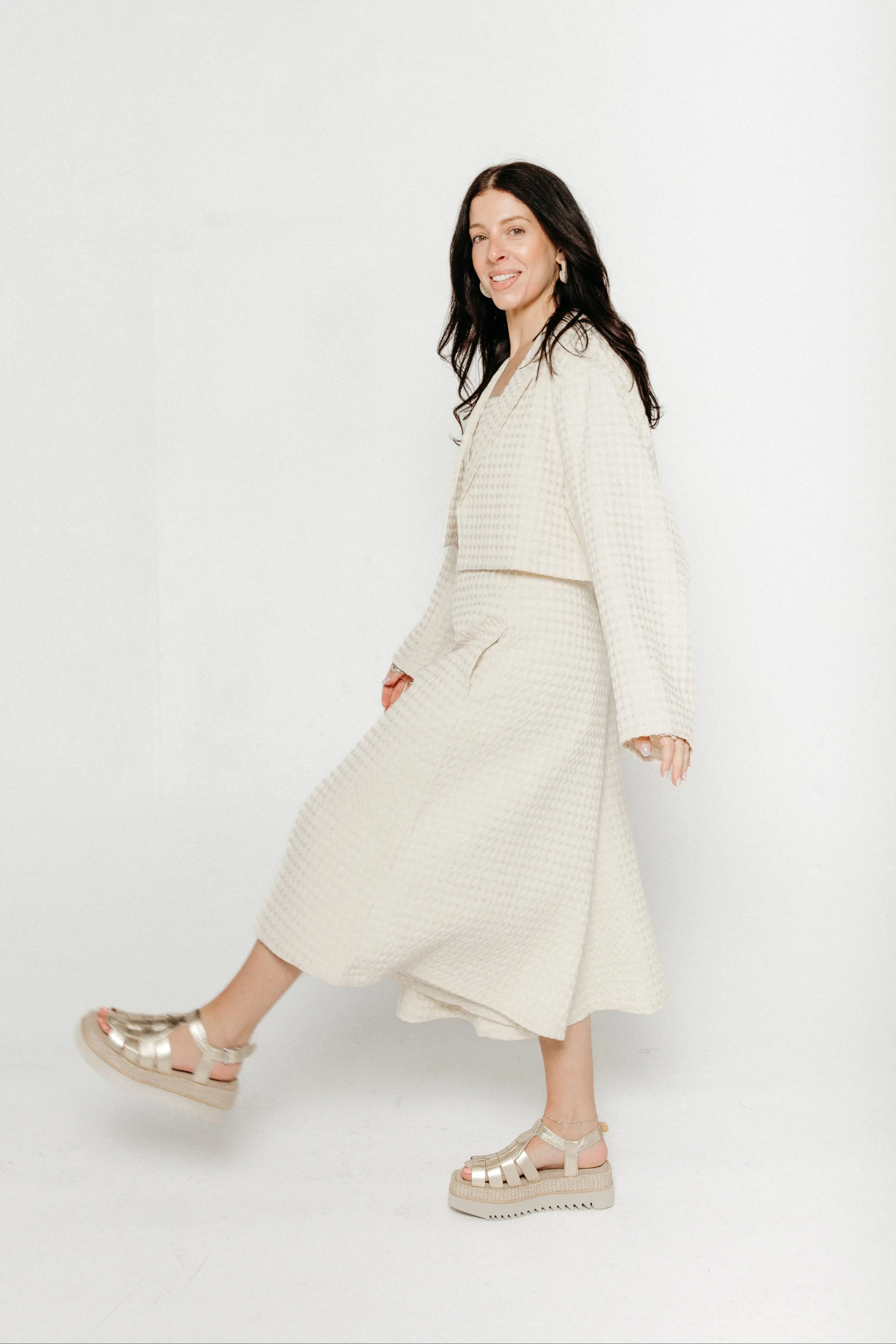 Skirt Culottes Ecru