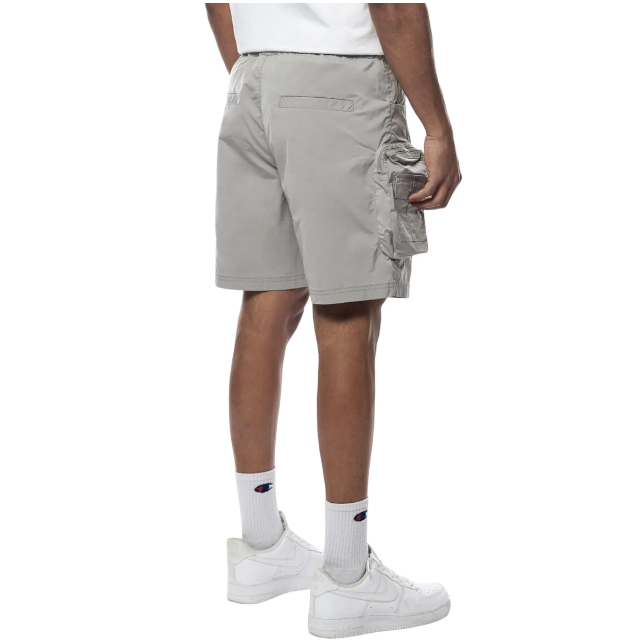 SMOKE RISE: Nylon Utility Shorts WS23182