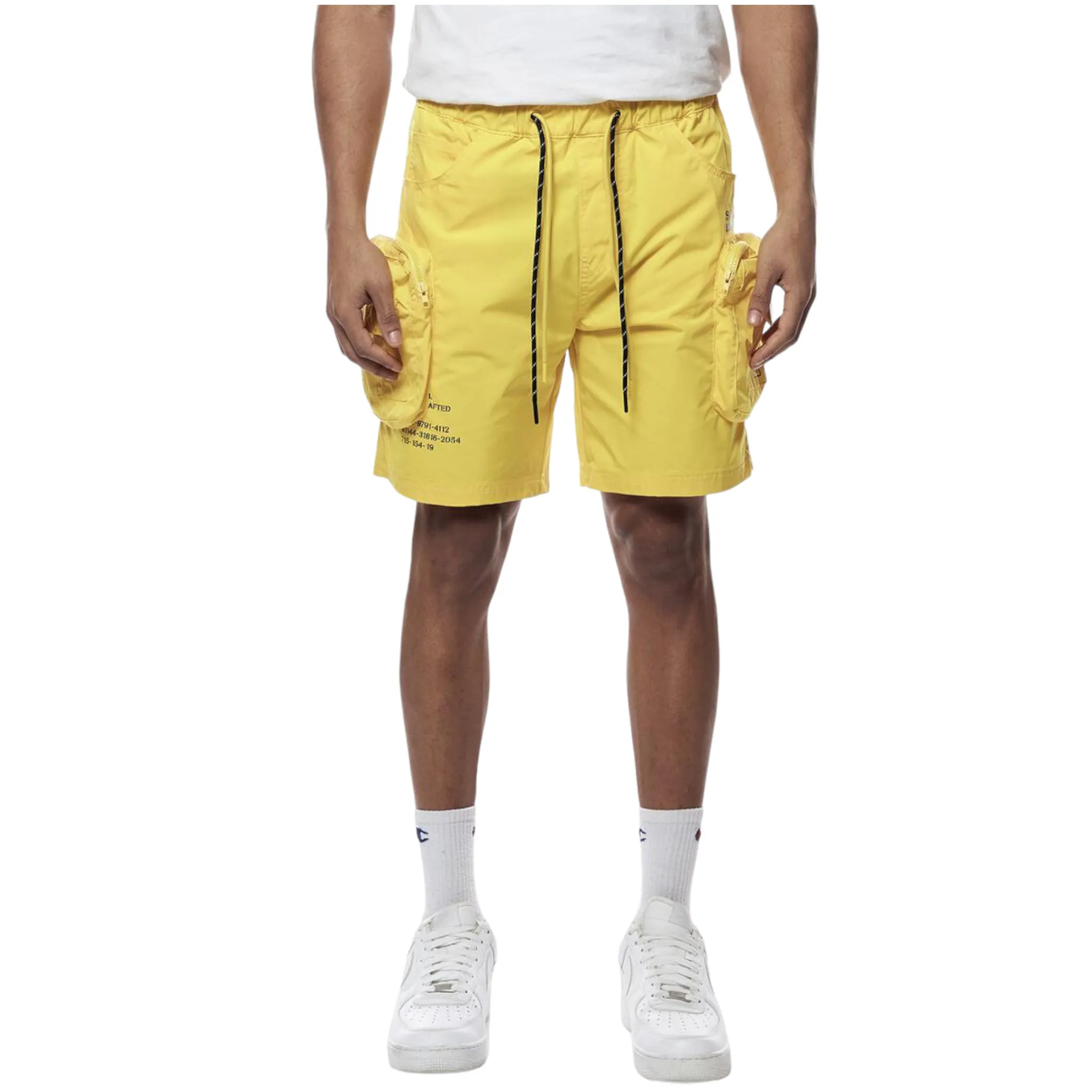 SMOKE RISE: Nylon Utility Shorts WS23182