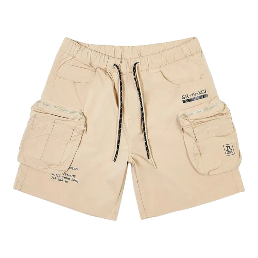 SMOKE RISE: Nylon Utility Shorts WS23182