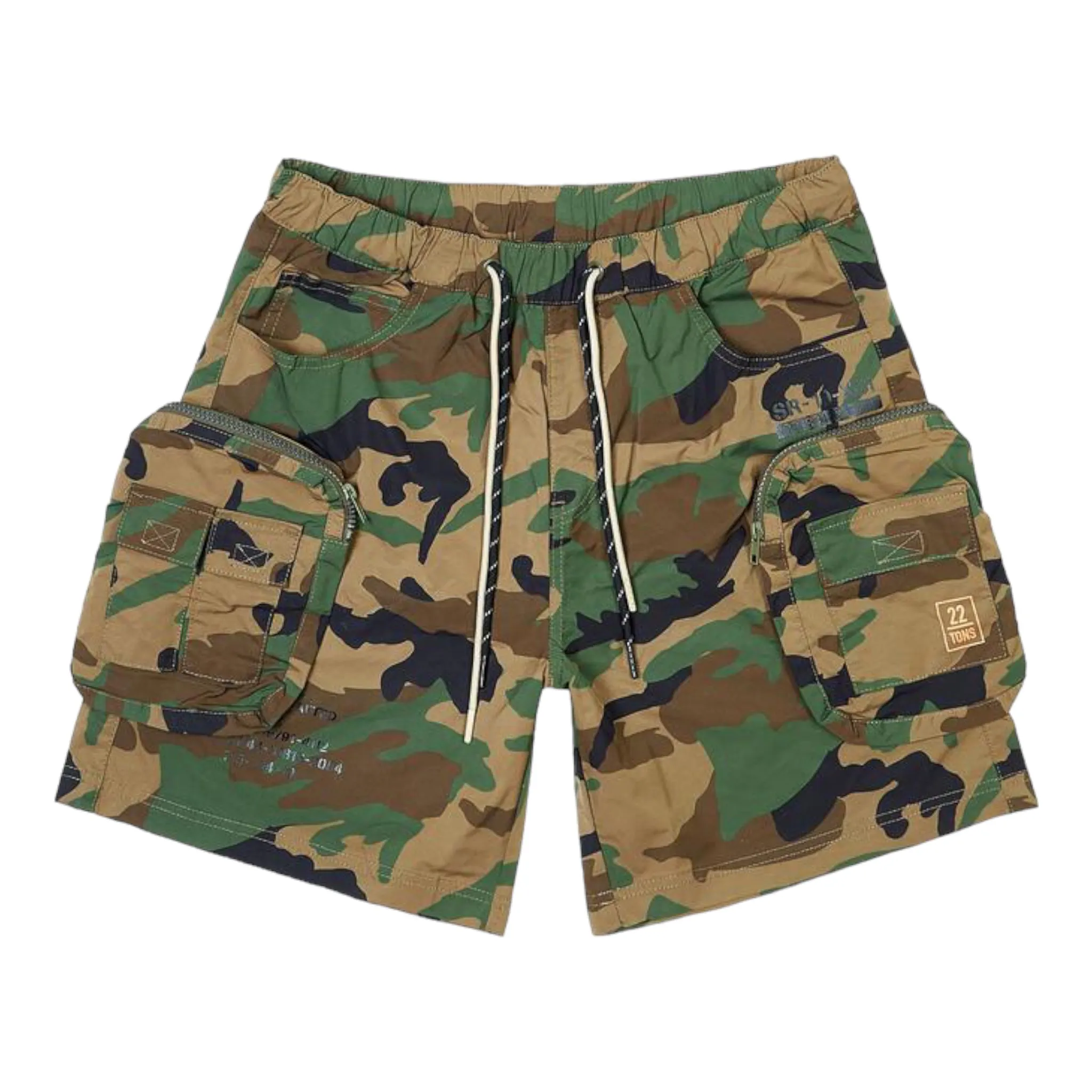 SMOKE RISE: Nylon Utility Shorts WS23182