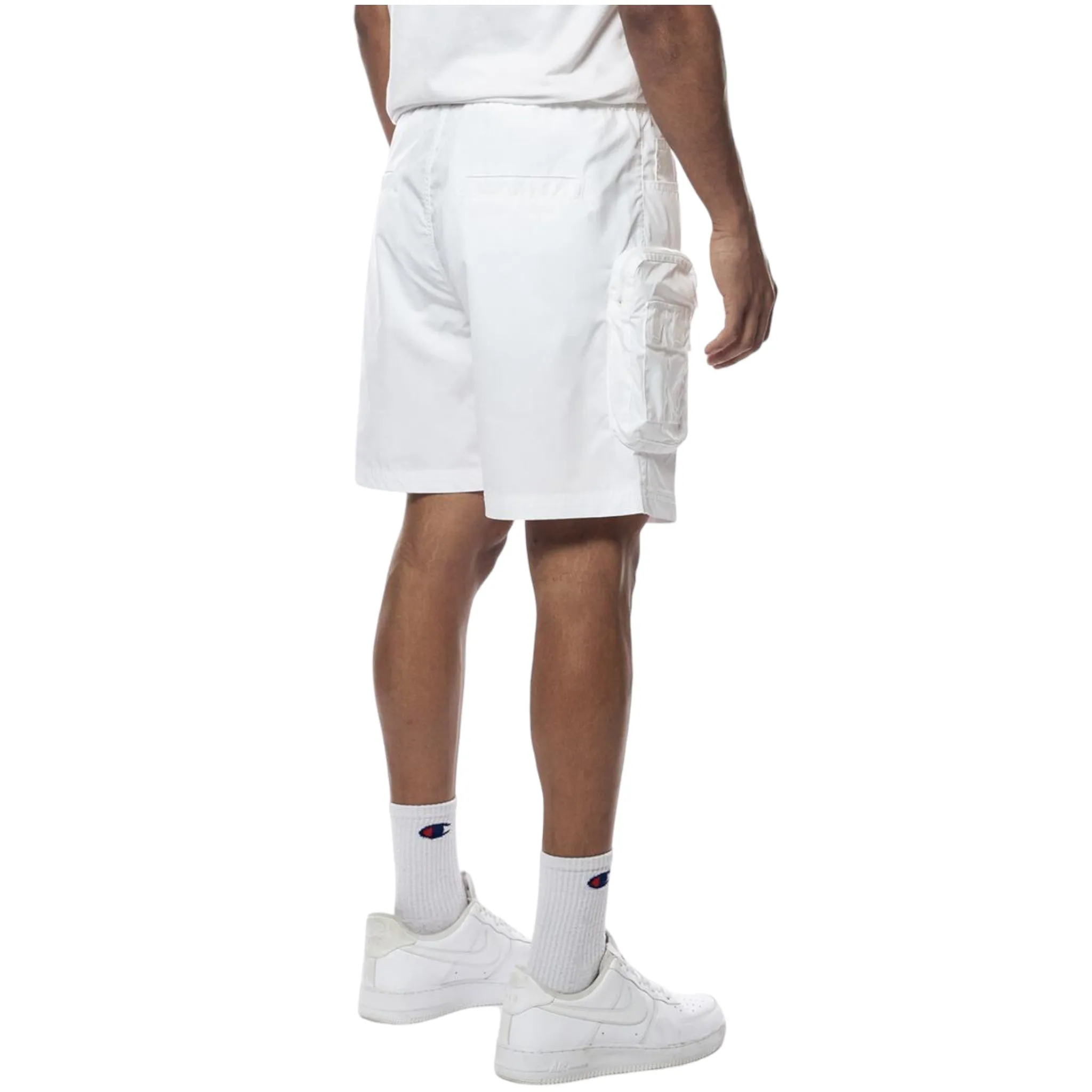 SMOKE RISE: Nylon Utility Shorts WS23182