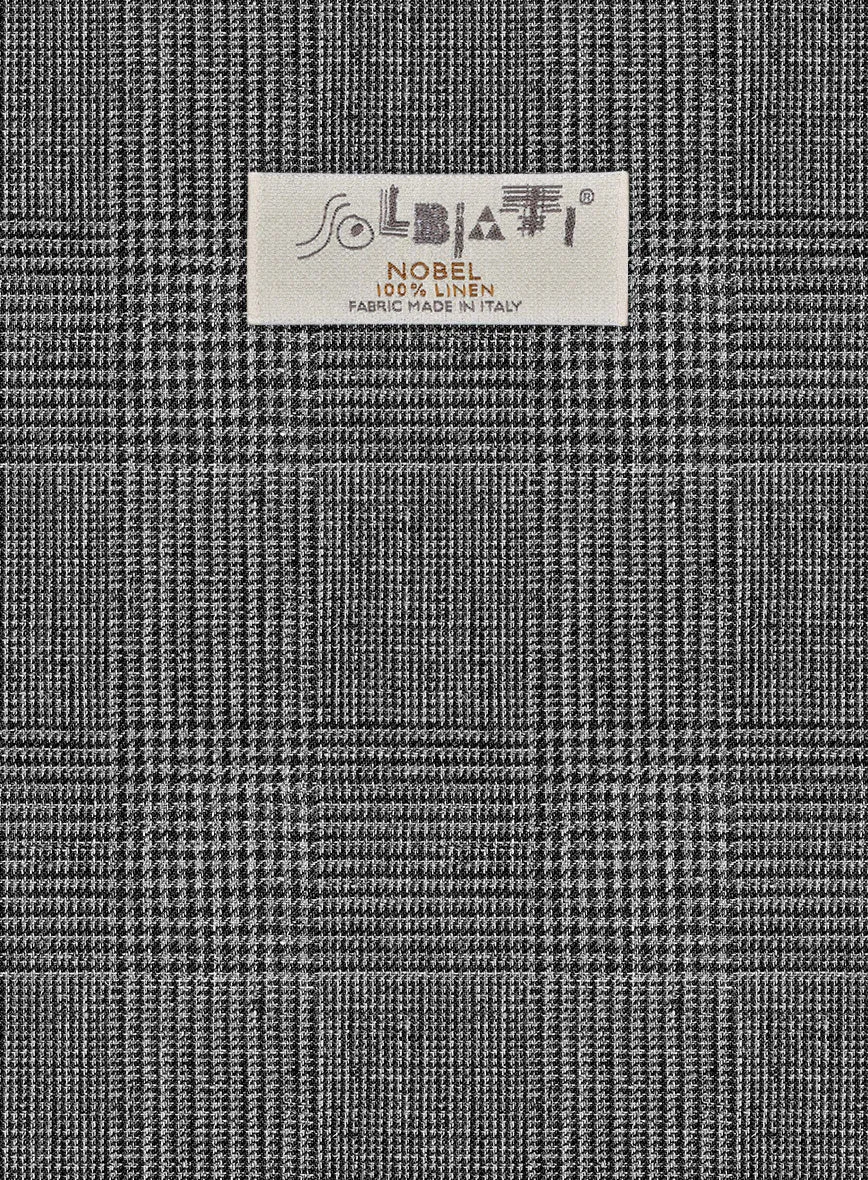 Solbiati Gray Prince Linen Pants