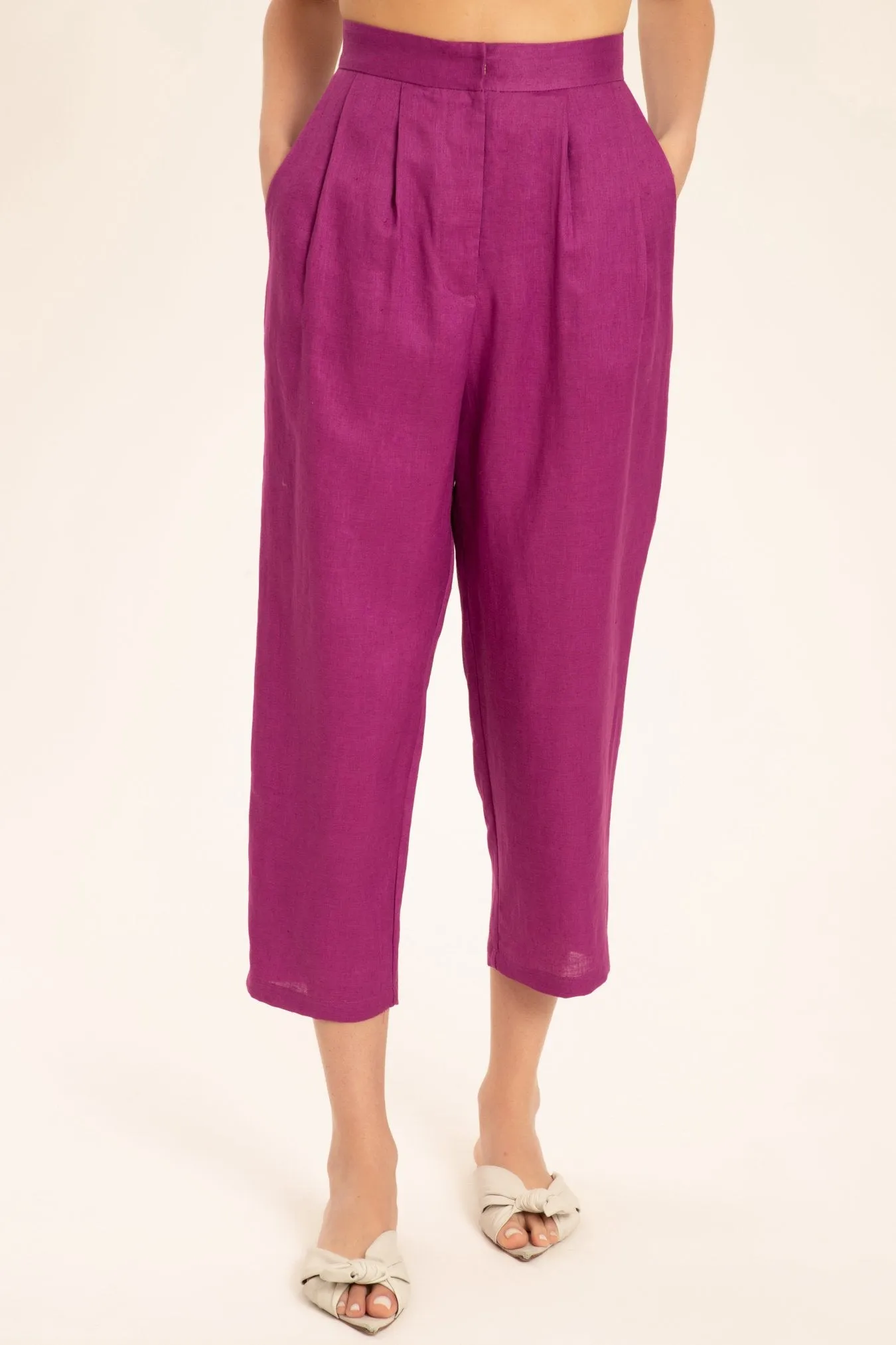 Solid Carrot Pants