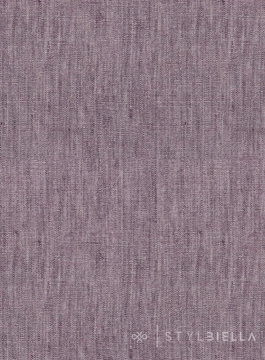 Stylbiella Spring Purple Linen Pants