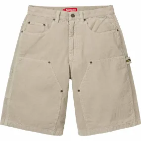 Supreme Corduroy Double Knee Tan Painter Shorts