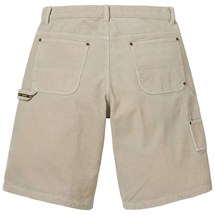 Supreme Corduroy Double Knee Tan Painter Shorts