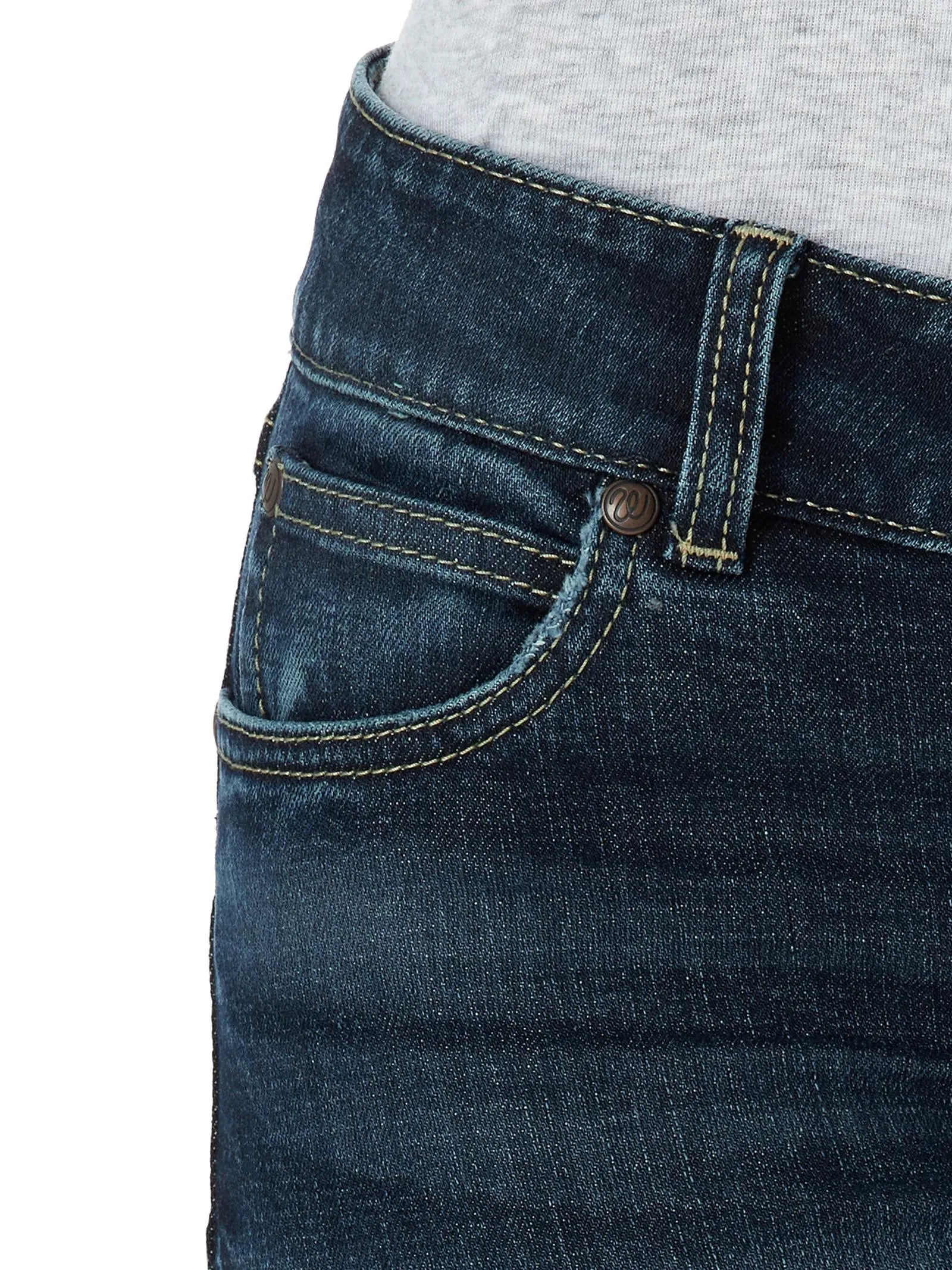 Wrangler Womens Retro Mae Mid Rise Flare Leg Jeans